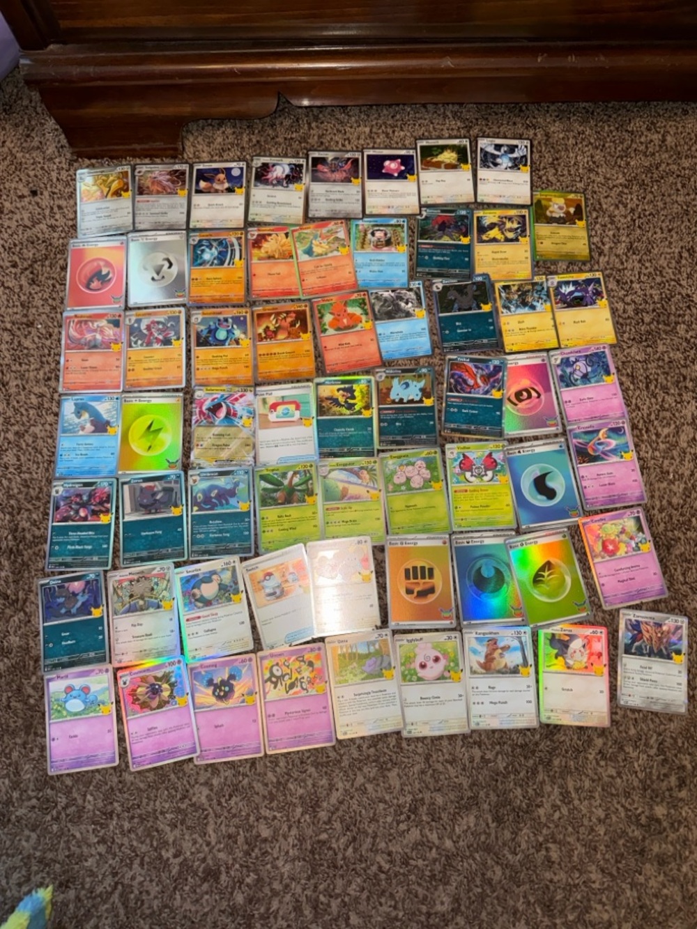 Pokemon 30th Celebration Bulk Cards Lot of 62
